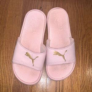 Pink Puma slides